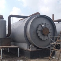 Recycling for waste tyre to high out fuel oil pyrolysis machine