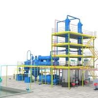 85% oil yield waste oil distillation equipment recycling used motor oil to diesel