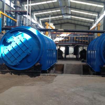 Chnia continous operating waste tyre recycling with TUV ISO