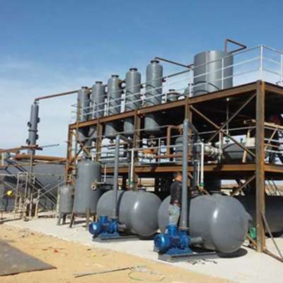 Hot sale crude oil refining machine oil distillation plant with ISO TUV