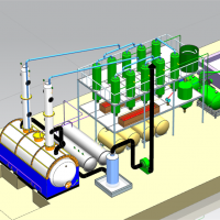 Environmental protect crude oil refinery oil distillation equipment